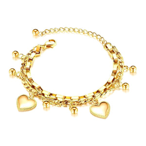 Adora - Bracciale Golden Heart