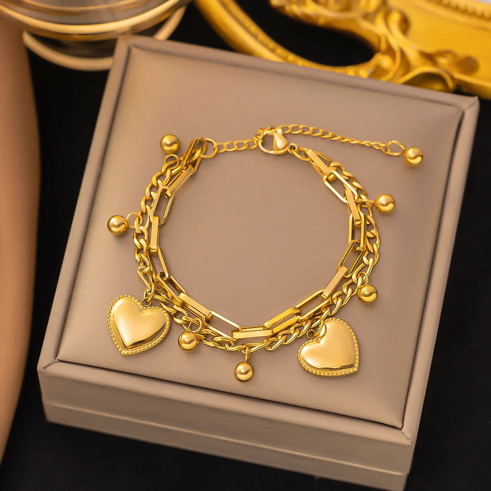 Adora - Bracciale Golden Heart